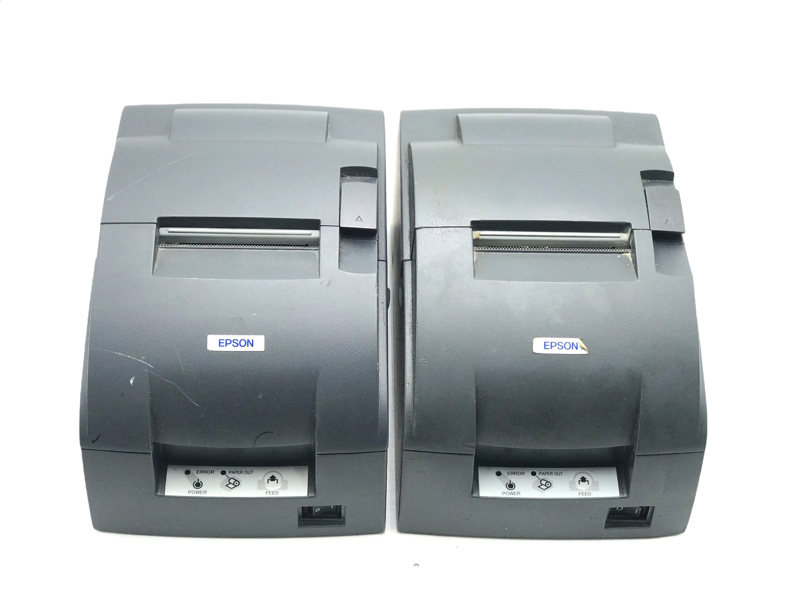 Lot of 2 Epson TM-U220B M188B Ethernet Dot Matrix POS Receipt Printer