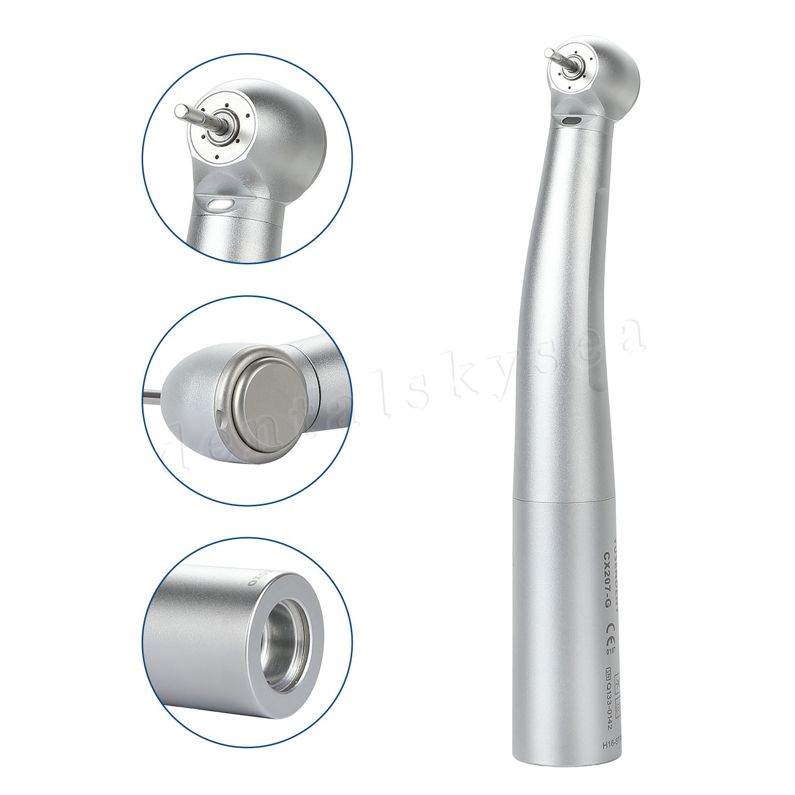 1-10 COXO Dental Fiber Optic LED Turbine Handpiece fit Sirona LED 6H Coupler