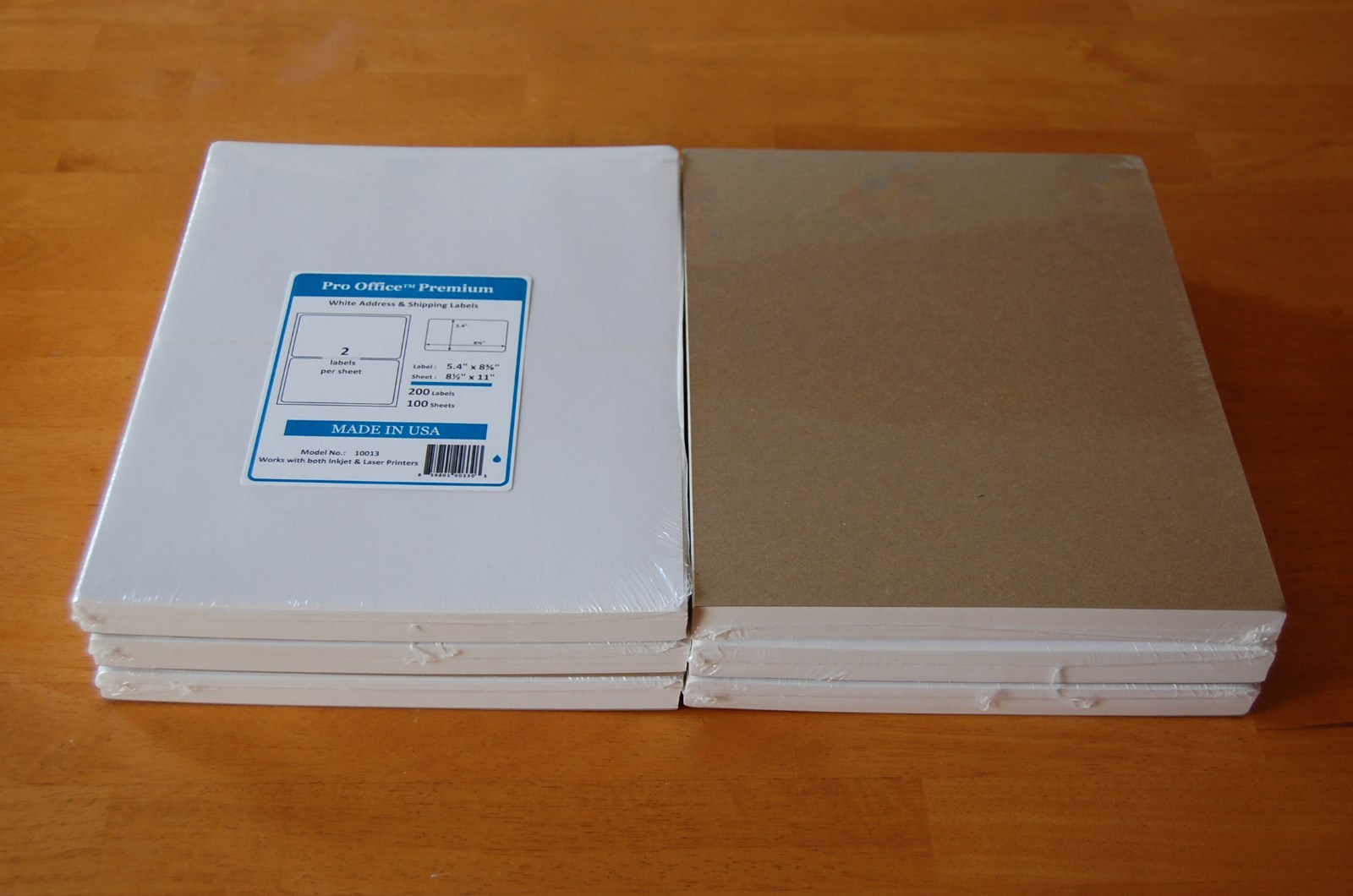 Pro Office Premium Self-Adhesive Blank Round Corner Shipping Labels FedEx 8.5×11