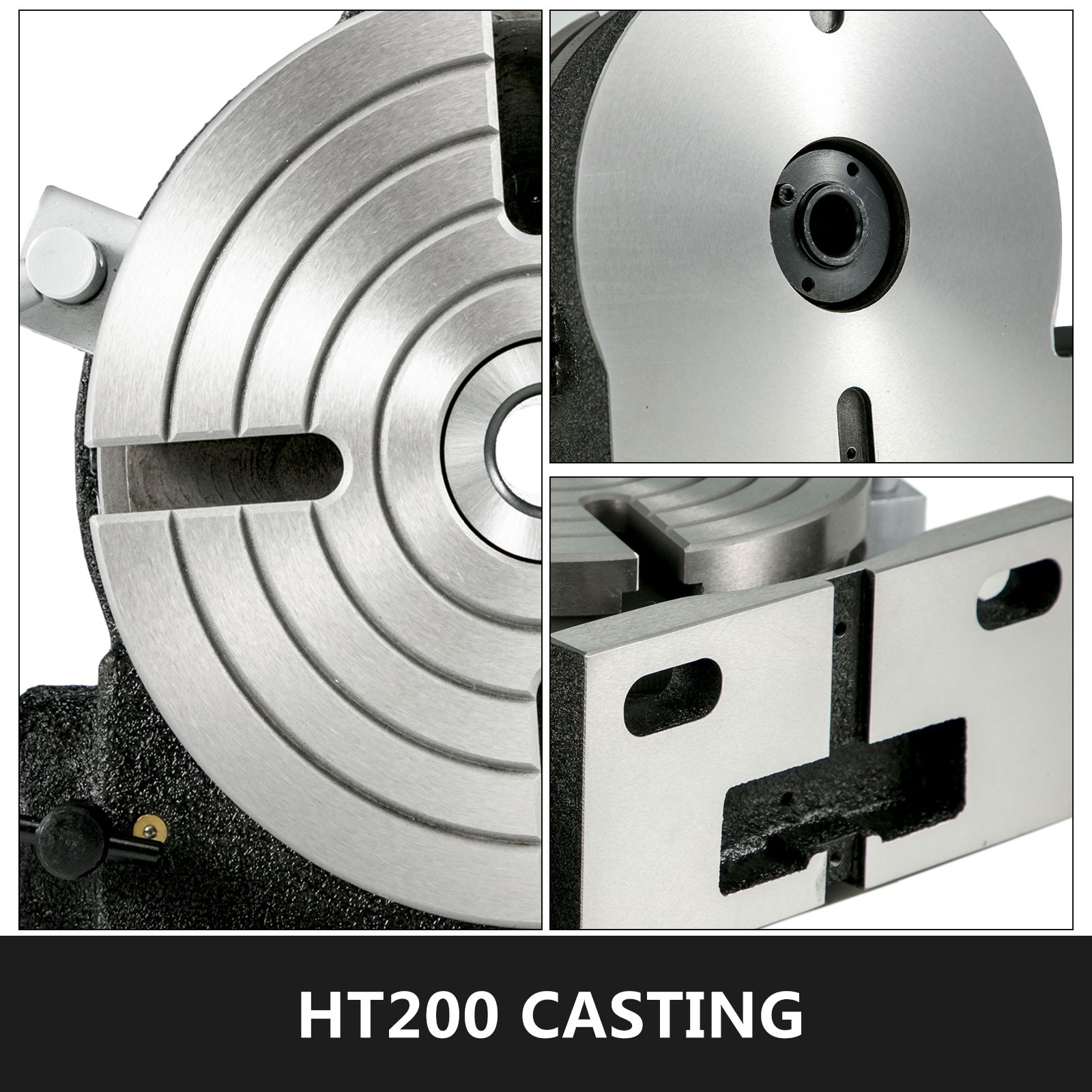VEVOR 8″ Precision Horizontal and Vertical Rotary Table