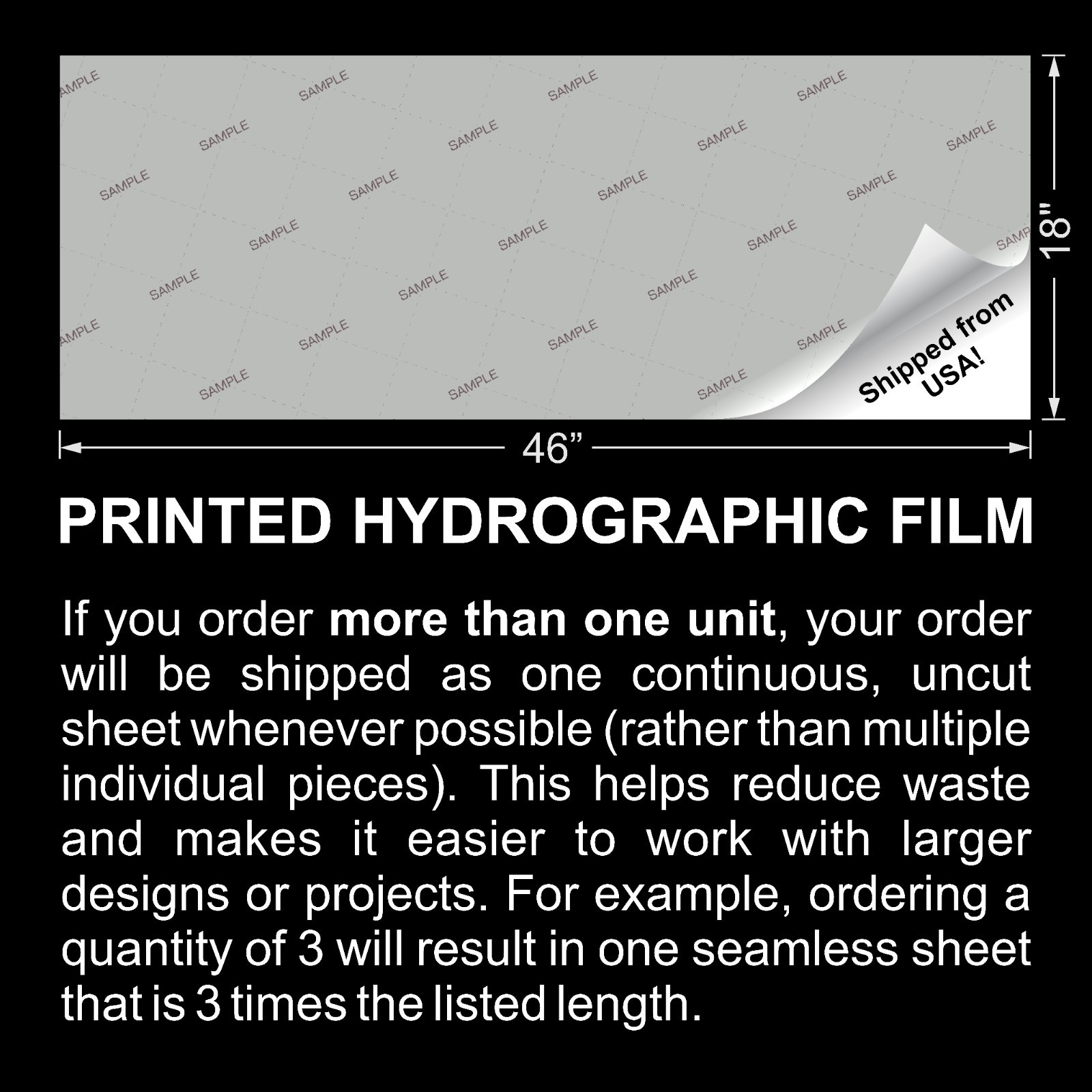 VietNam Memorial – 16″ x 48″ Hydrographic Film Hydro Dipping