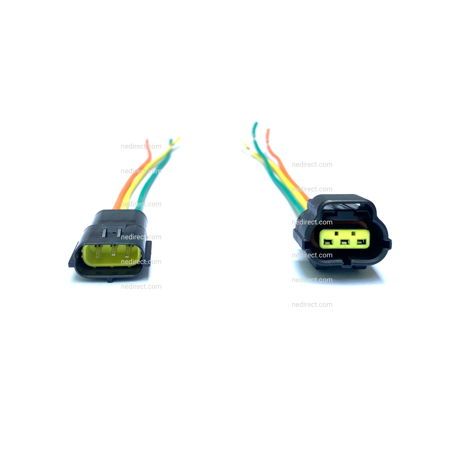 6″ ASSEMBLED WATERPROOF 3 PIN ELECTRICAL 1.8MM AWG WIRE CONNECTOR PLUG