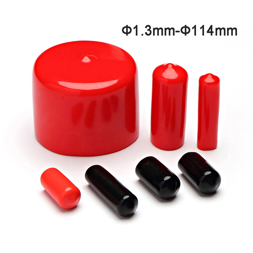 End Cap Rod Bar Screws Vinyl Rubber Plastic Thread Cover Caps Φ1.3mm-Φ114mm