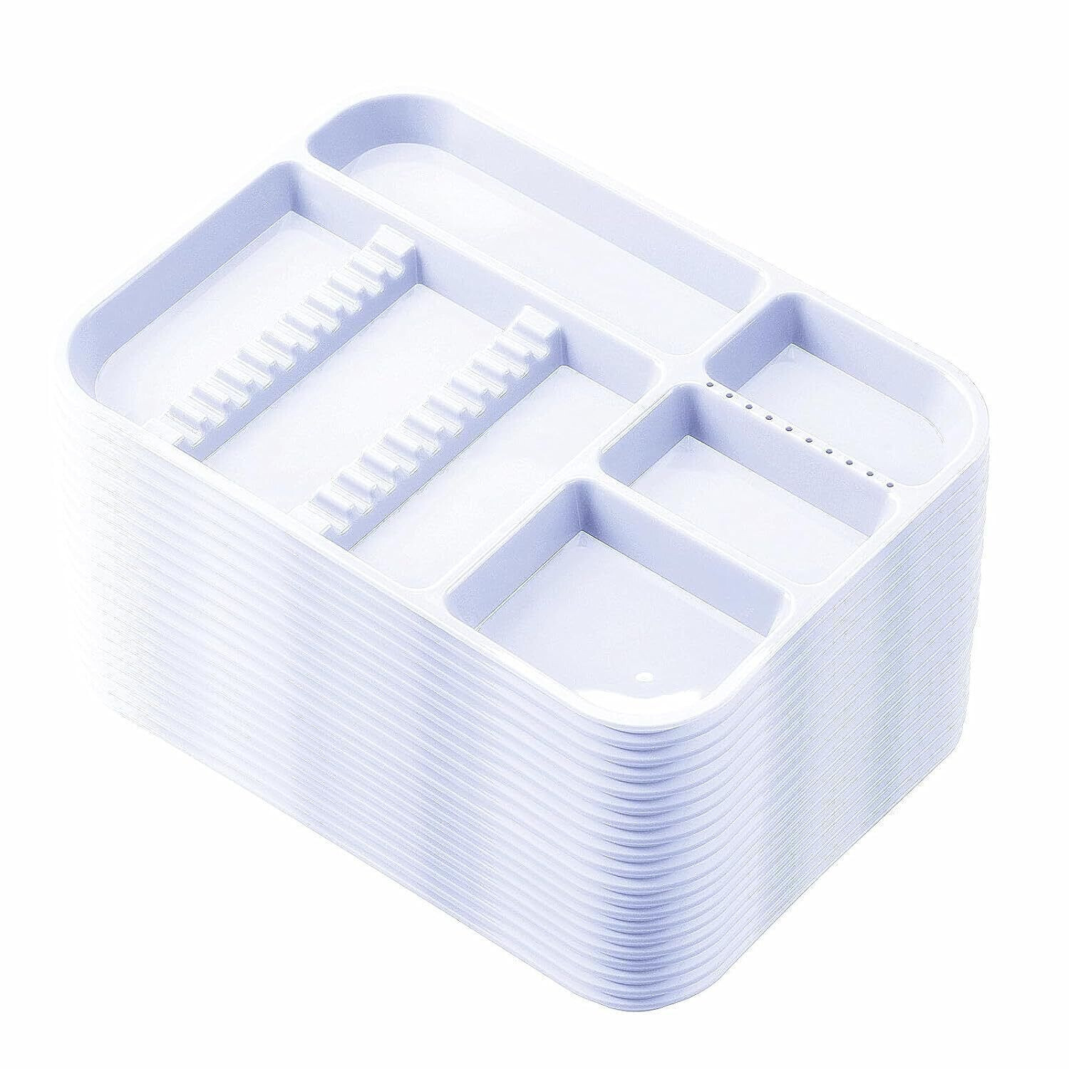 Dental Autoclavable 135ºC Plastic Trays Standard Divided Container Instruments