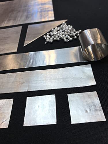 Indium Sheet Foil Ribbon 99.999%, 2.0″ by 12.0″ (50mm by 305mm); 8 thicknesses