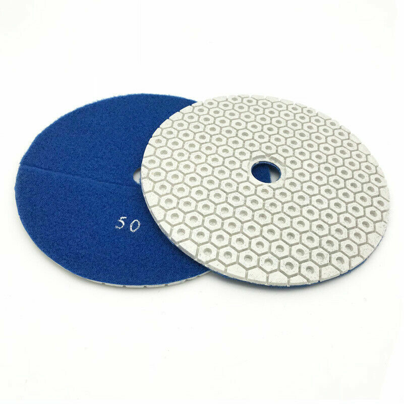 7″ Diamond Polishing Pad Grit 30 50 100 200 400 Granite Concrete Stone Marble