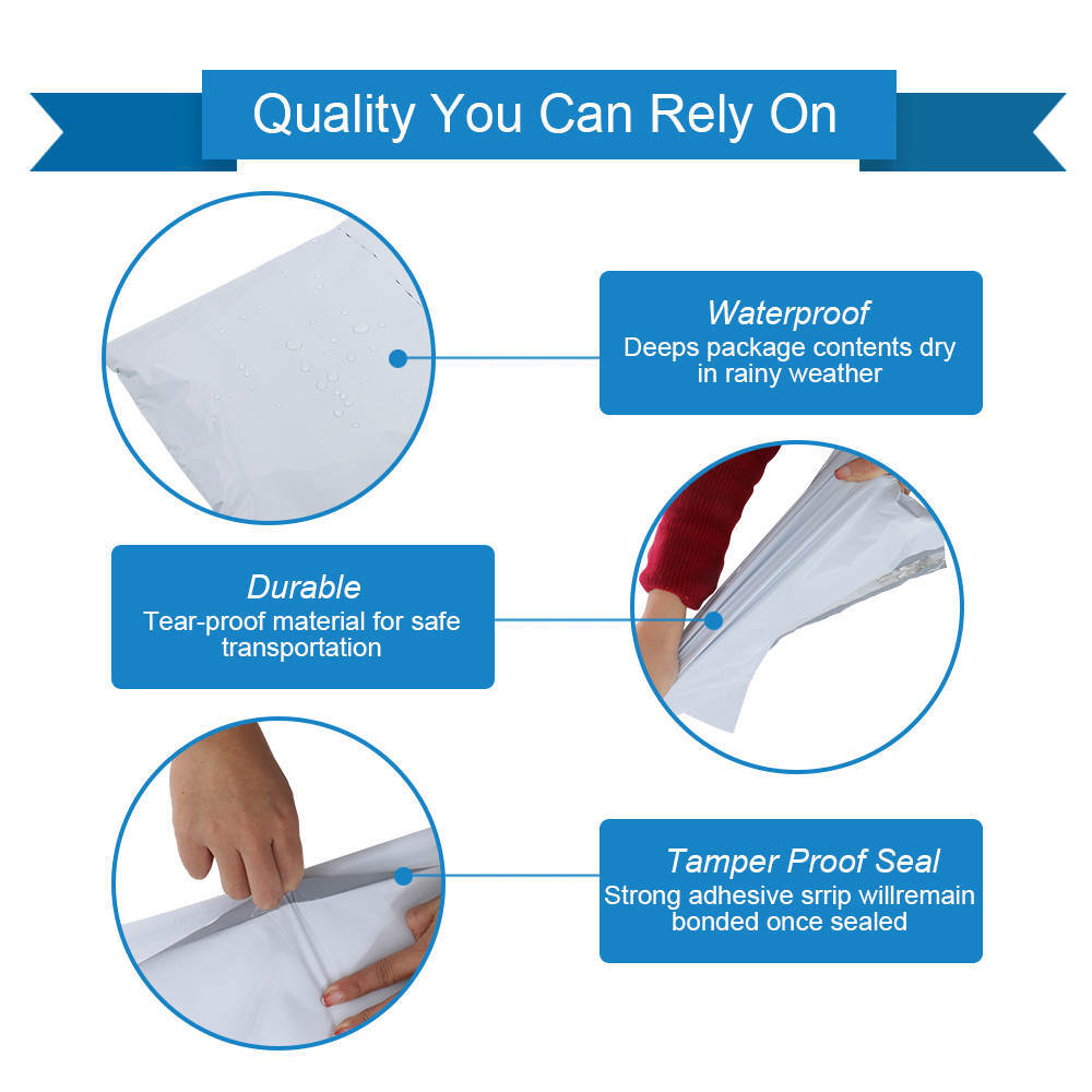 Poly Mailers Shipping Bags Envelopes 2.5 MIL 25 / 50 / 100 MIX SIZES OPTIONS