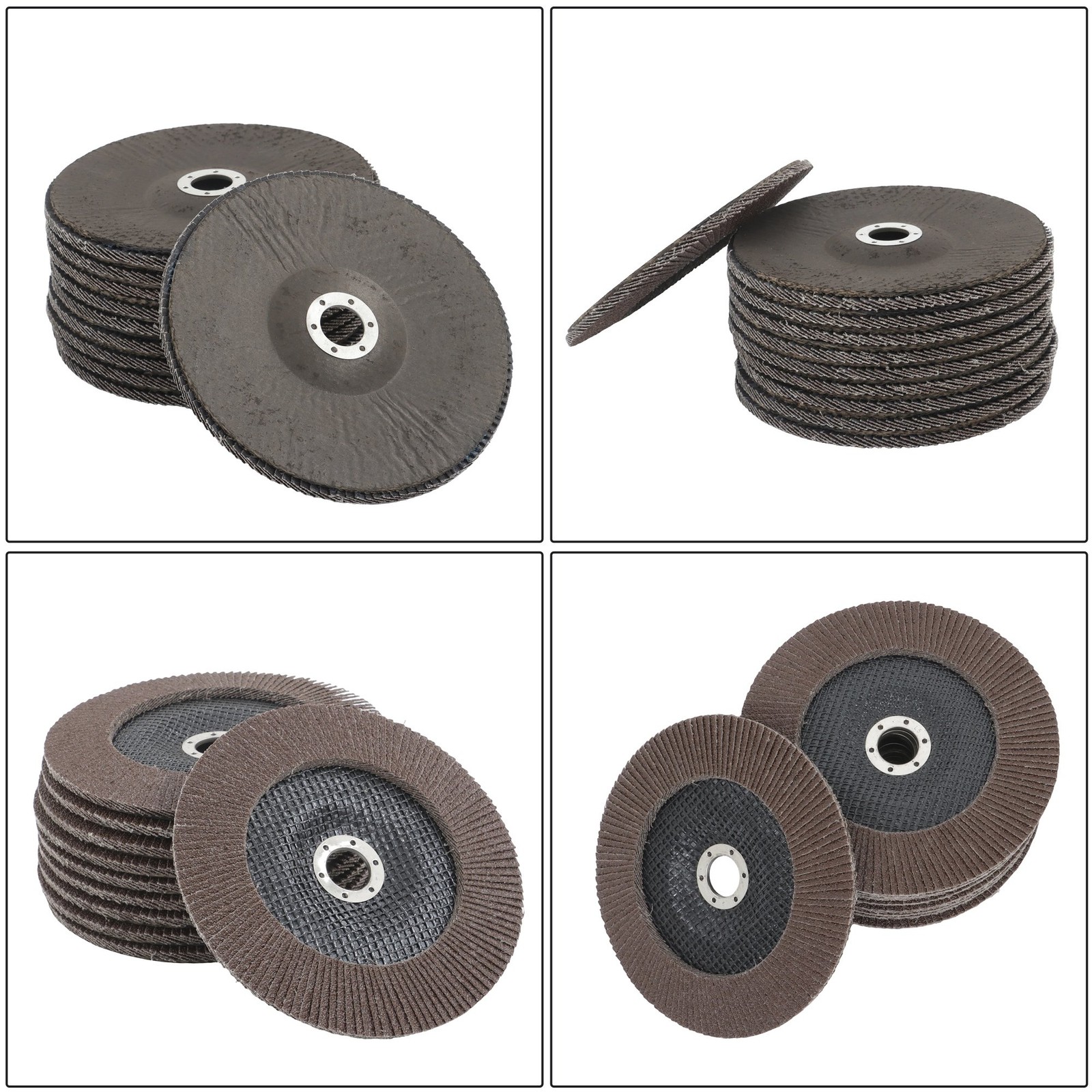 10 Pcs 7″ x 7/8-Inch Flap Discs Flapper Wheel for Angle Grinder T29 40 Grit