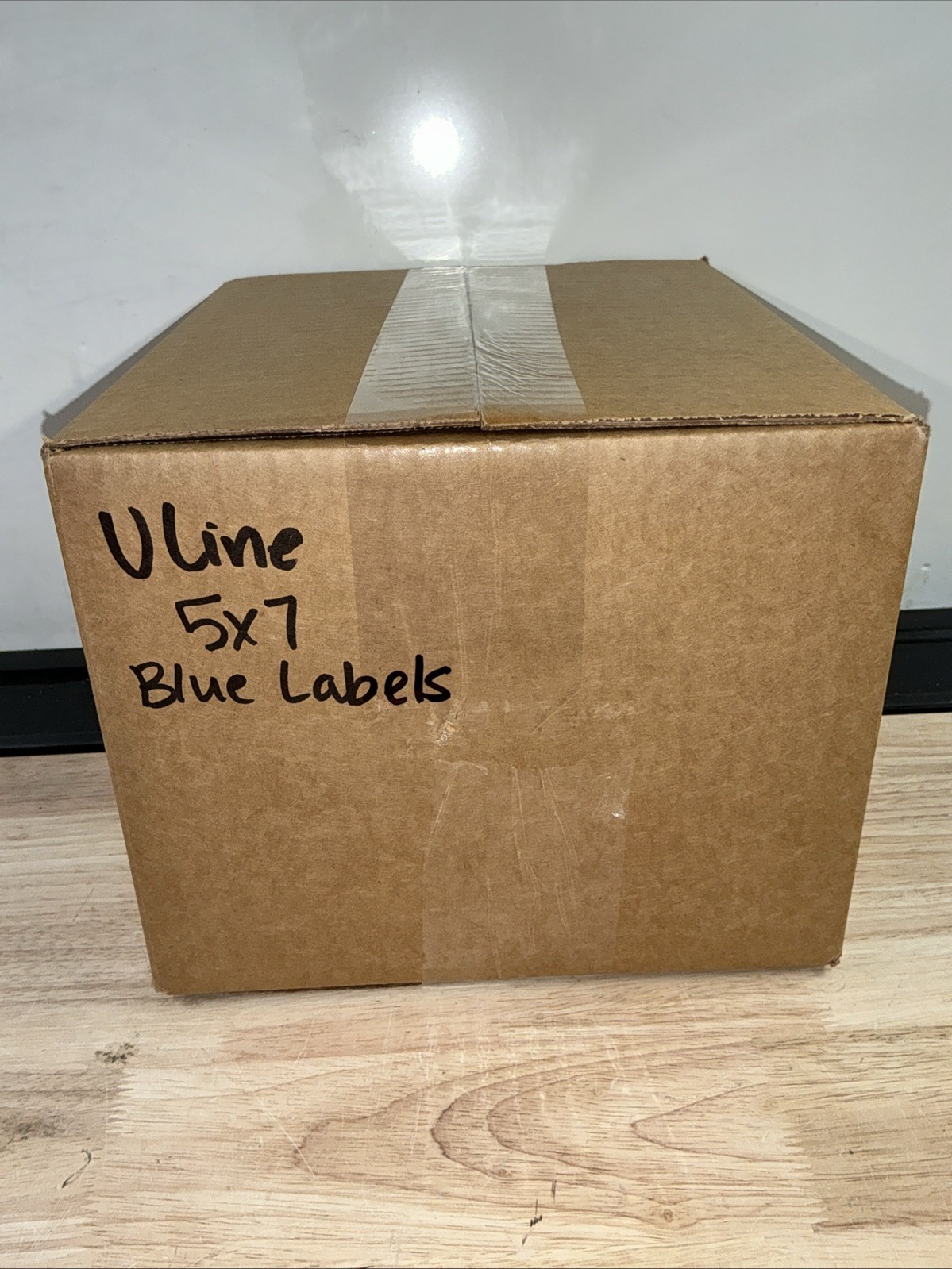 4 Pack Uline Thermal Labels – Blue 5″ x 7″ 500 Labels Per Roll 2000 Labels