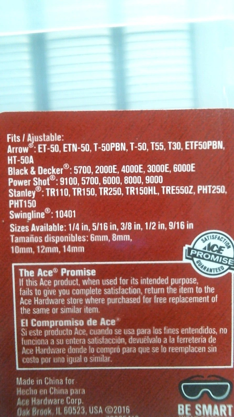 ACE 5/16″ Heavy Duty Staples, 1000 Pieces (22272) FS