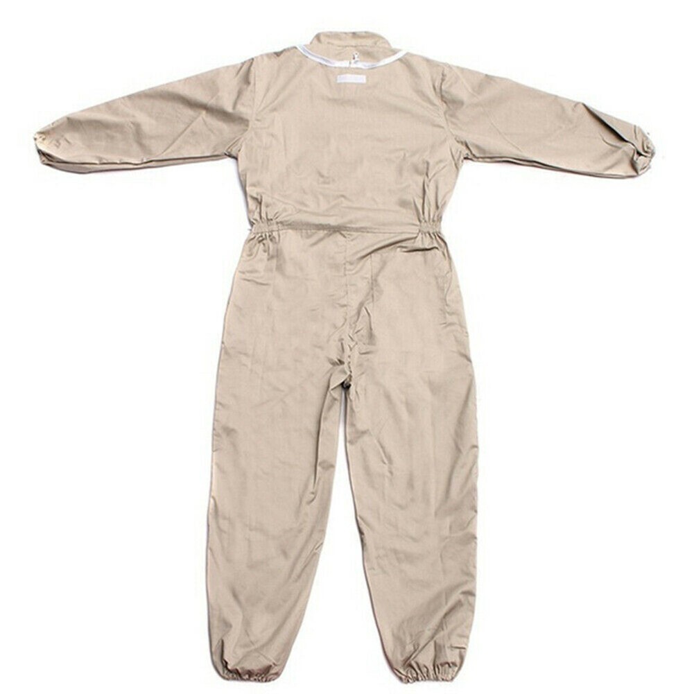 XXL-Unisex Professional Cotton Full Body Beekeeping Bee Keeping Suit W/Veil-Hood