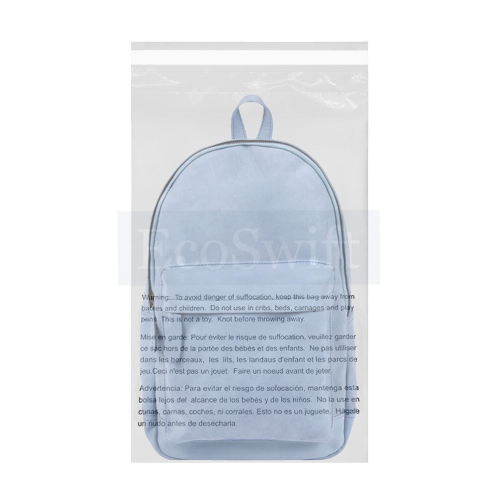 20 19×24 Self Seal Suffocation Warning Clear Poly Bags 1.5 mil Free Shipping