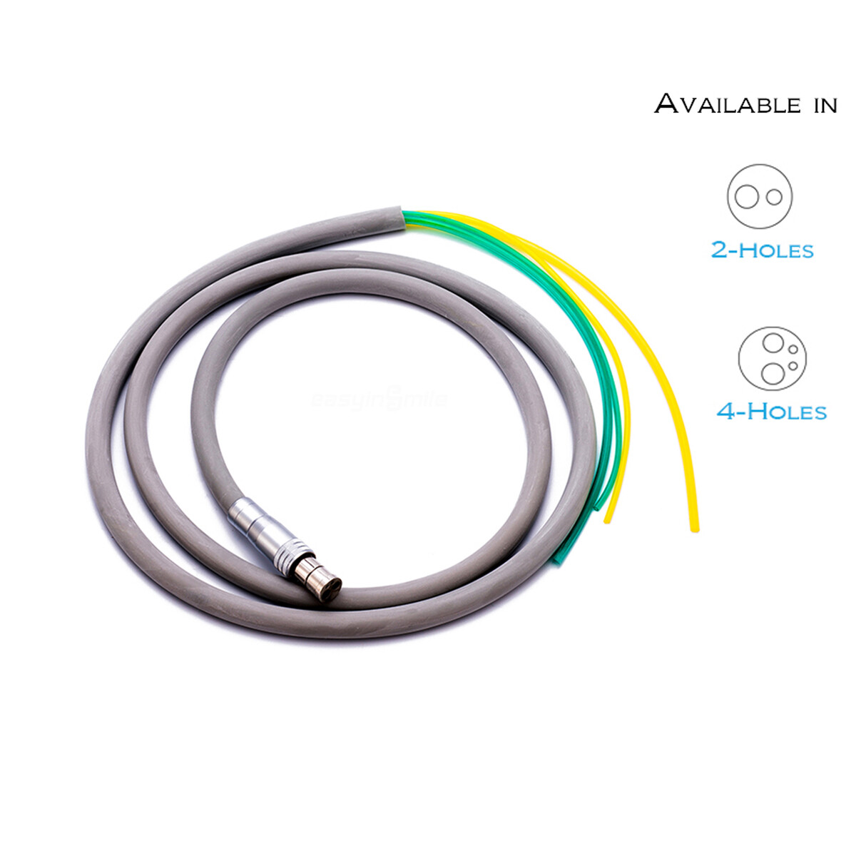 Dental Silicone Tubing/Hose/Tube Connector 2/4 Holes fits High speed Handpieces