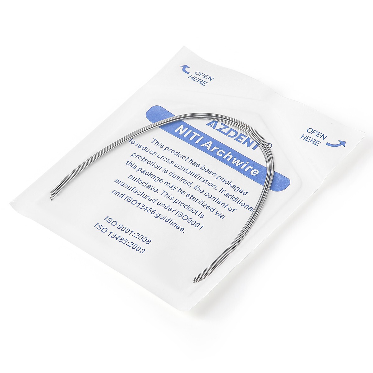 AZDENT Dental Orthodontic Niti Round Arch Wires Super Elastic Expanded 012-020