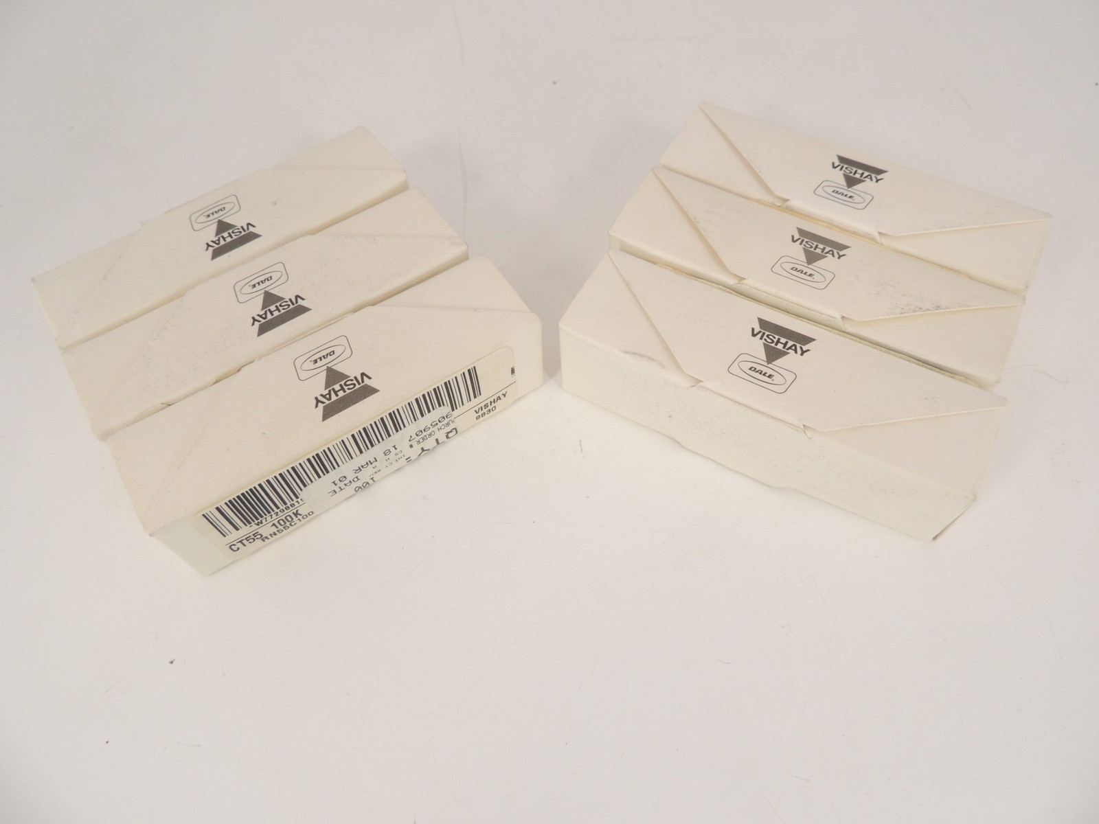 Lot of 100 Dale RN55C1003F 1% 1/8w 100.0K OHM Metal Film Resistors CT-55 Vishay