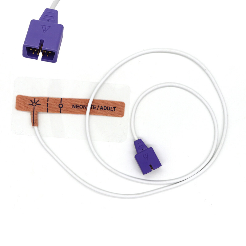 50pcs Disposable Oximax Spo2 Sensor For Neonate/Adult 9 Pin