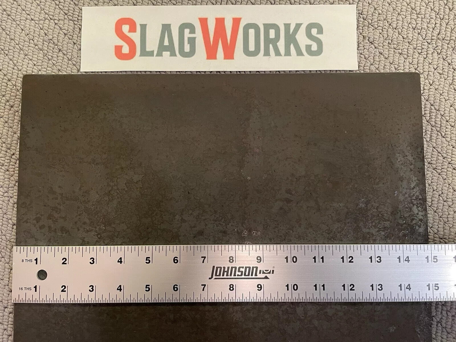 1/4x12x15 inch steel plate 12”x15” A36 Hot Roll Flat .25″ Thick