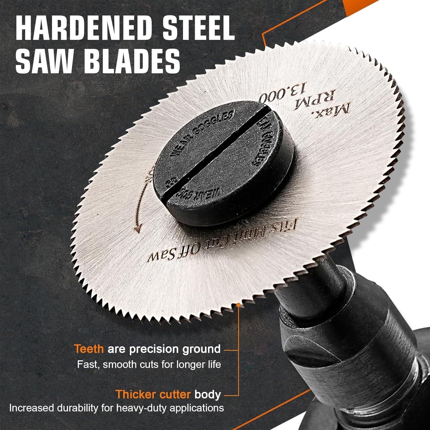 2 Inch Cut Off Wheel with Mandrel 100T Steel Disc for Wood Plastic Metal