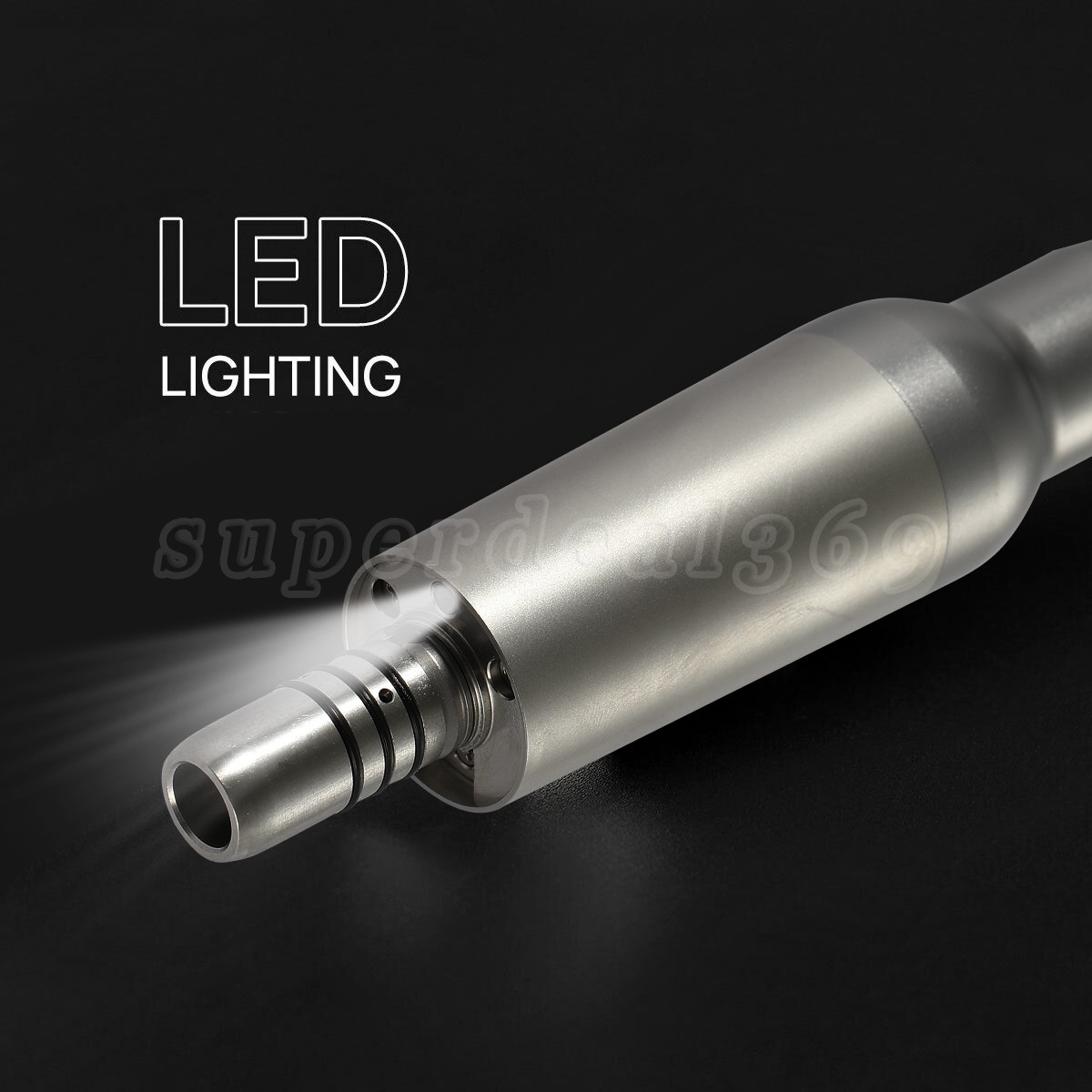 Dental Fiber Optic LED High Speed Turbine Handpiece 4/6Hole Coupling Fit KAVO