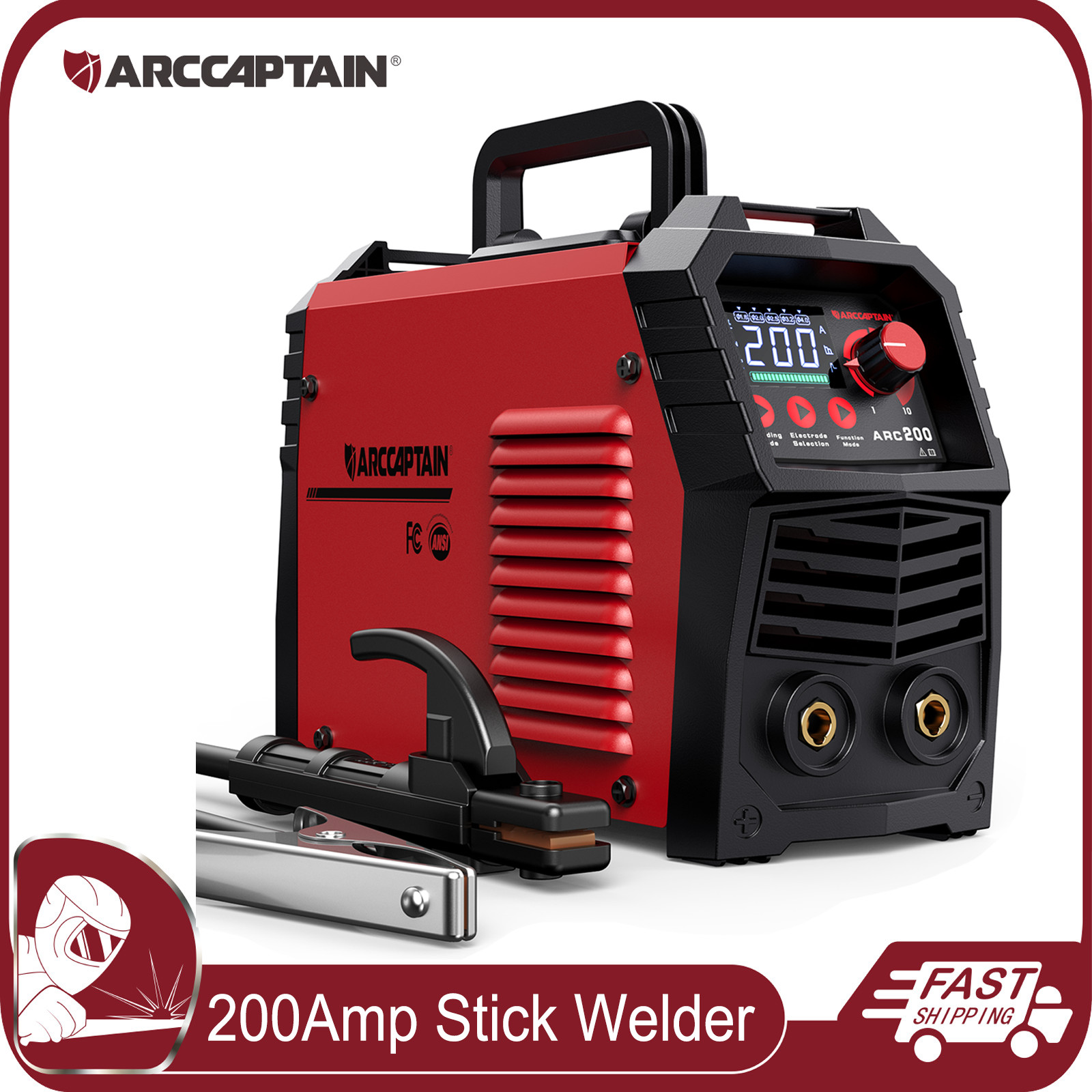 ARCCAPTAIN Stick Welder 200Amp ARC/MMA/Lift TIG Welding Machine 110V/220V IGBT?