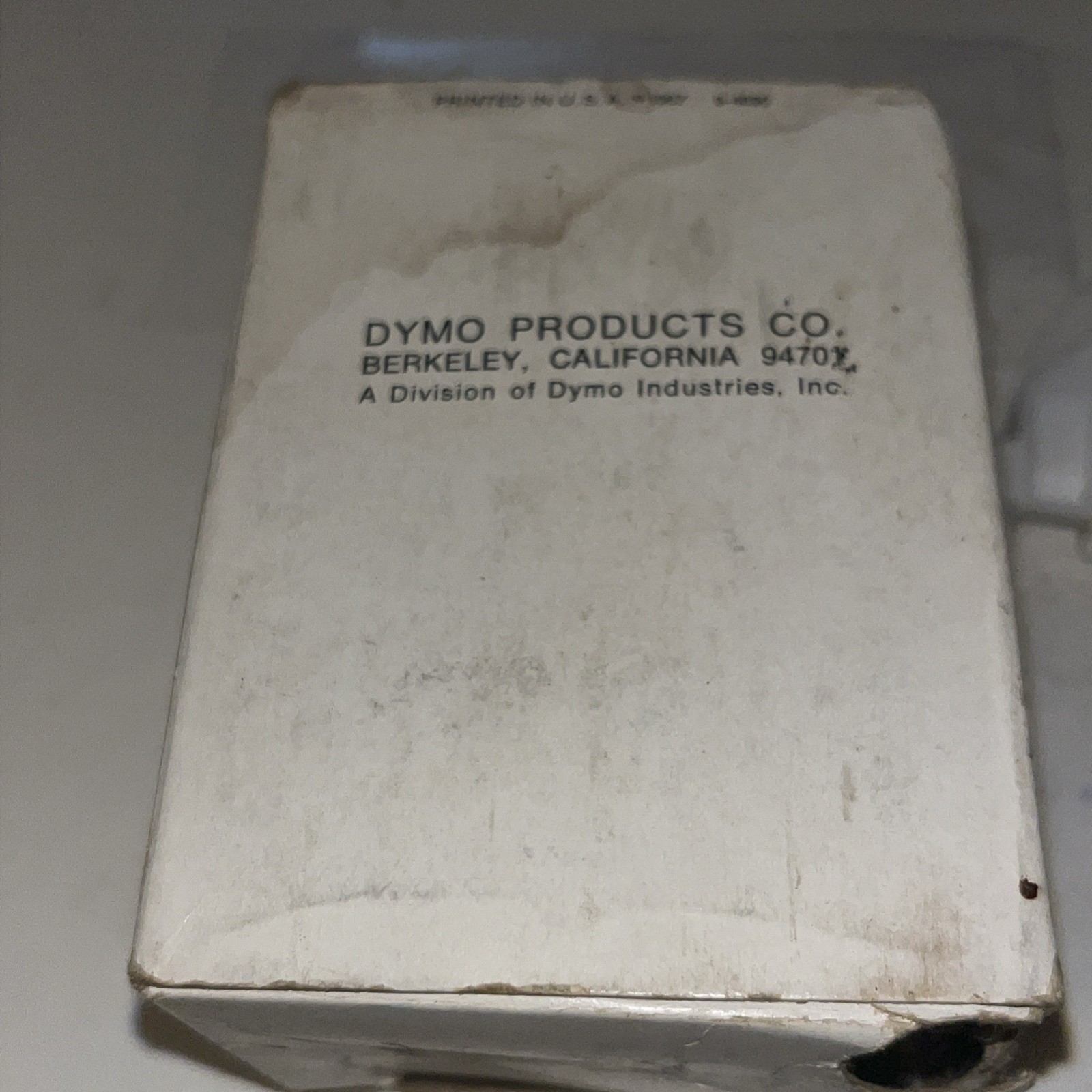 Vintage NOS Dymo Embossing Tape 5 Rolls 3/8”x36’ Black 1967 For Desk Tapewriters