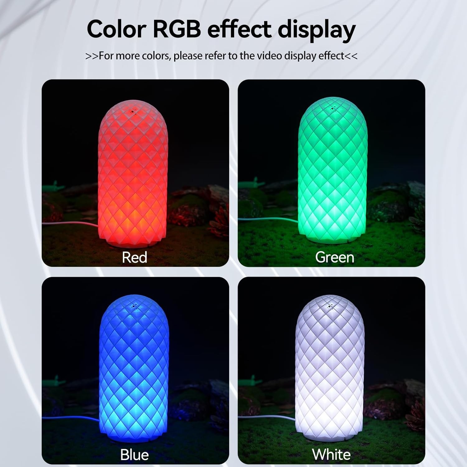 3PCS Remote Control RGB LED Lamp Kit 001 for Bambu Lab Multicolor
