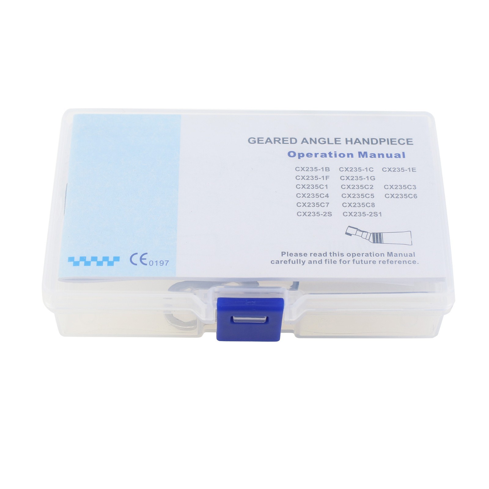 COXO Dental 1:1 Low Speed Handpiece Electric Contra Angle Fiber Optic CX235-1C