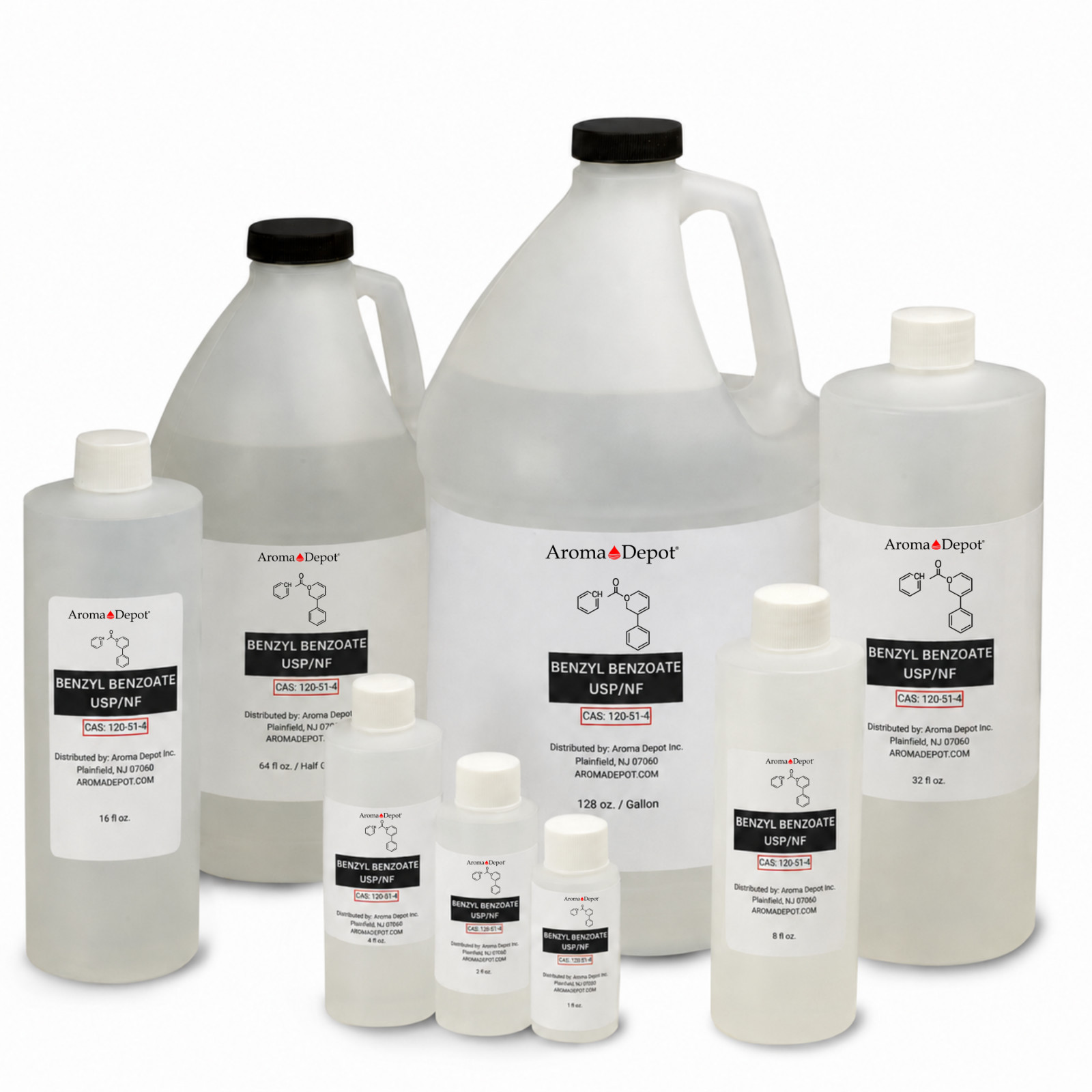 16 oz. Benzyl Benzoate USP/NF Wholesale Cas: 120-51-4 Bulk for Aroma, Cosmetics