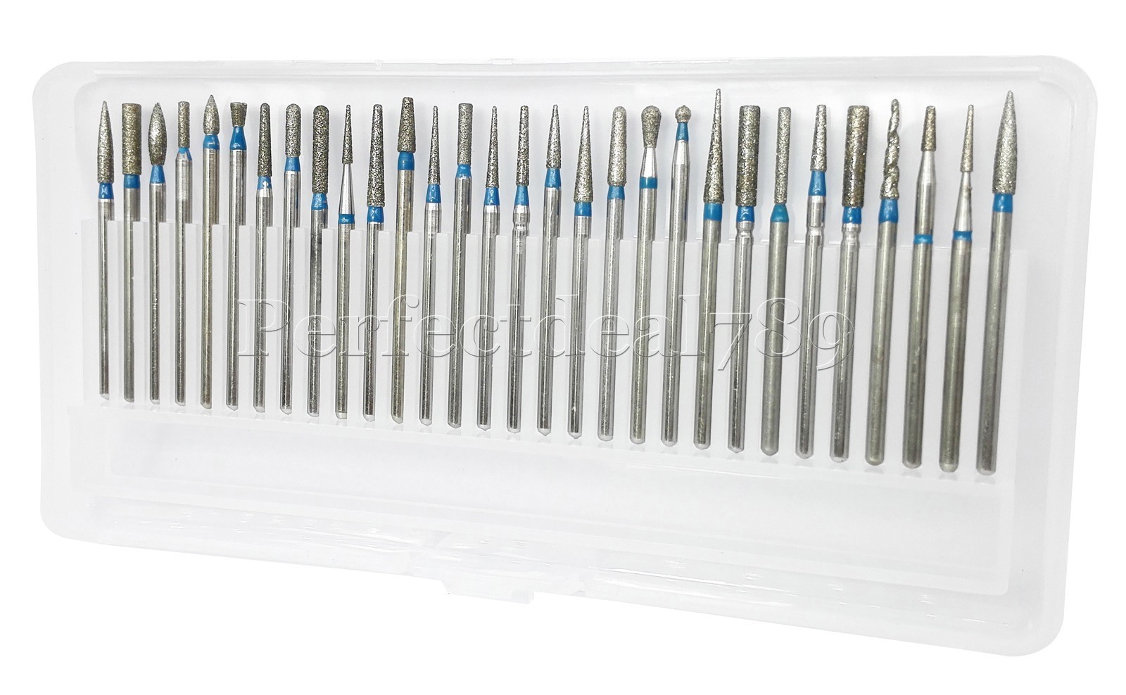 30Pcs/Set Dental The Original Bur Diamond Drill Bit Set Assorted Φ2.35mm 45mm
