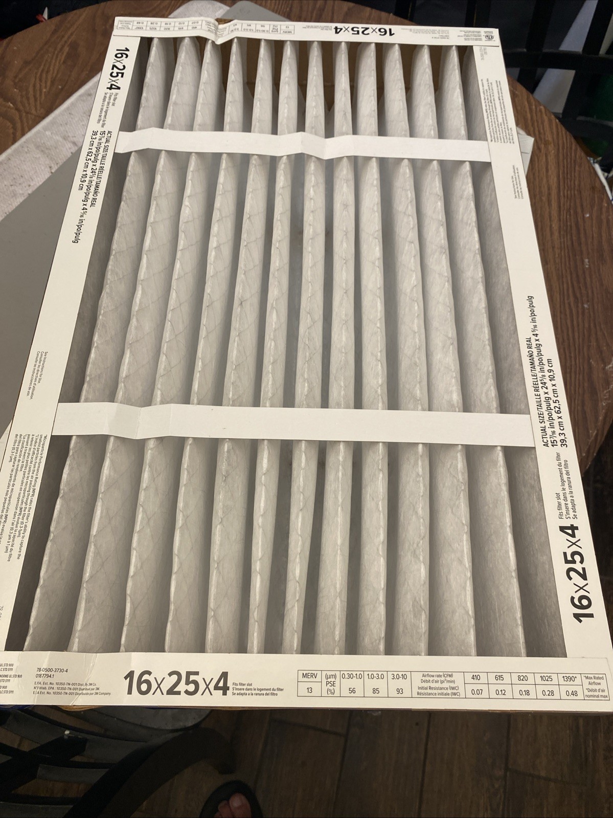 Filtrete 16x25x4 AC Furnace Air Filter MERV 13, MPR 1900 Premium Allergen 2 PACK