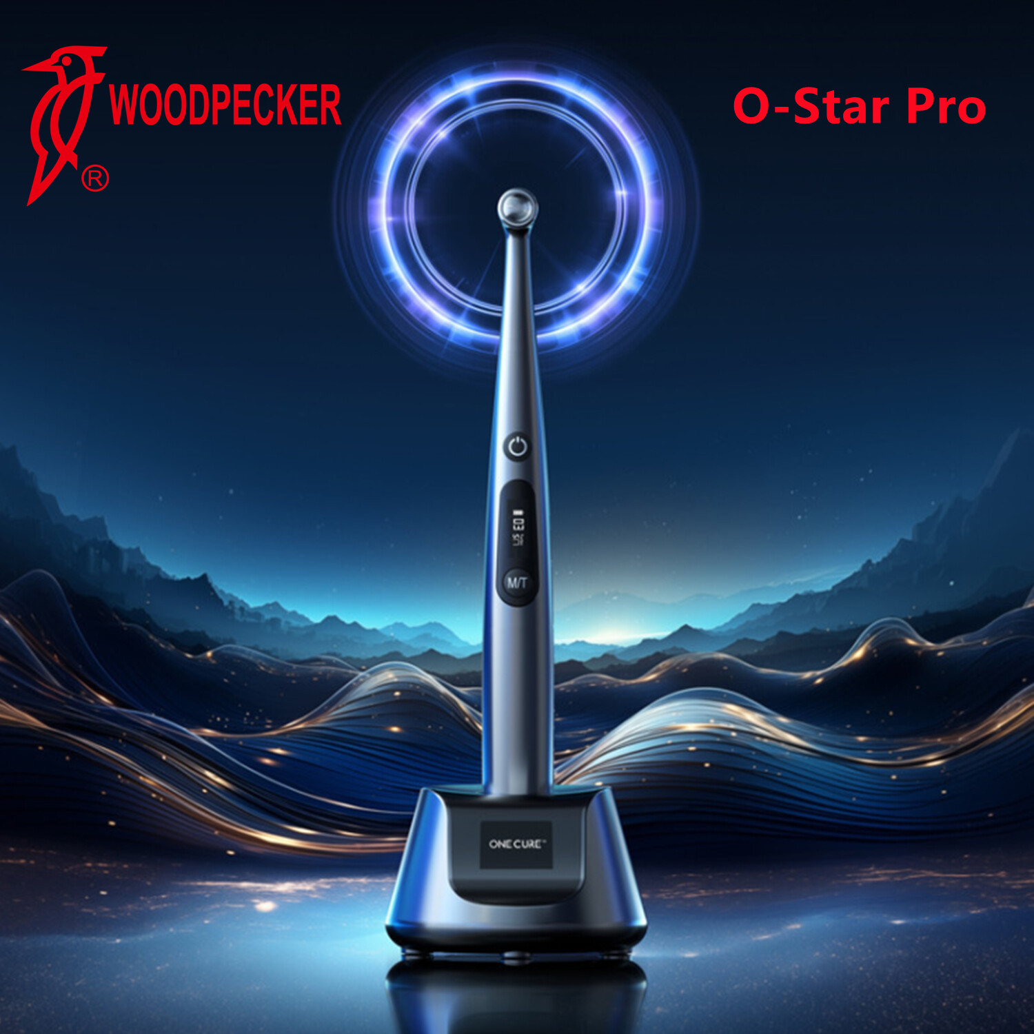 Woodpecker O-Star/ Pro Dental LED Curing Light 1 Sec Resin Cure Lamp 3000mW/cm²