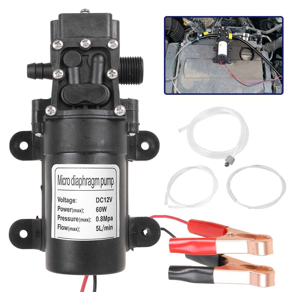 12V/60W 5L/min Fuel Transfer Pump Oil Diesel Gasoline Kerosene Car Tractor Truck