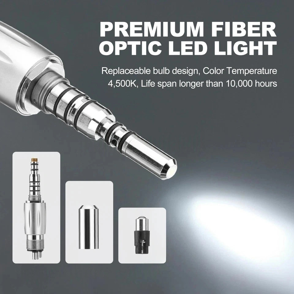 Dental 4 Hole Coupling LED Coupler for KAVO Multiflex Lux Fiber Optic Handpiece