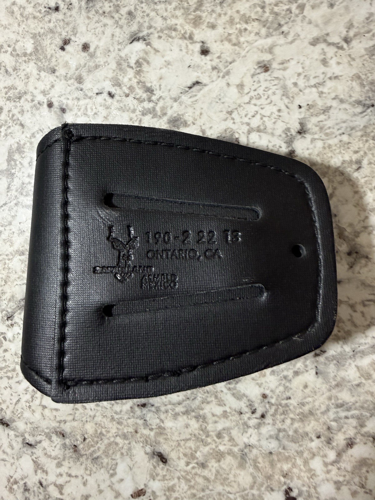 Safariland Duty Gear 190-2 Handcuff pouch Composite Sturdy Top Flap Snap NWOT