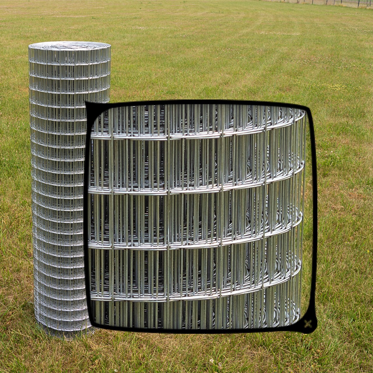 4’x100′ 14ga Galvanized Steel Welded Wire 2”x 2” – Animal Fencing