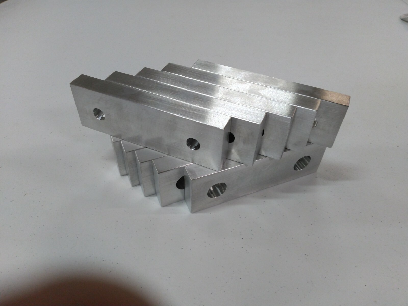 5 PACK 6 x 2 x .75″ Alum Soft Jaws for 6″ Kurt Vise 6 X 2 X 3/4 (10 JAWS)