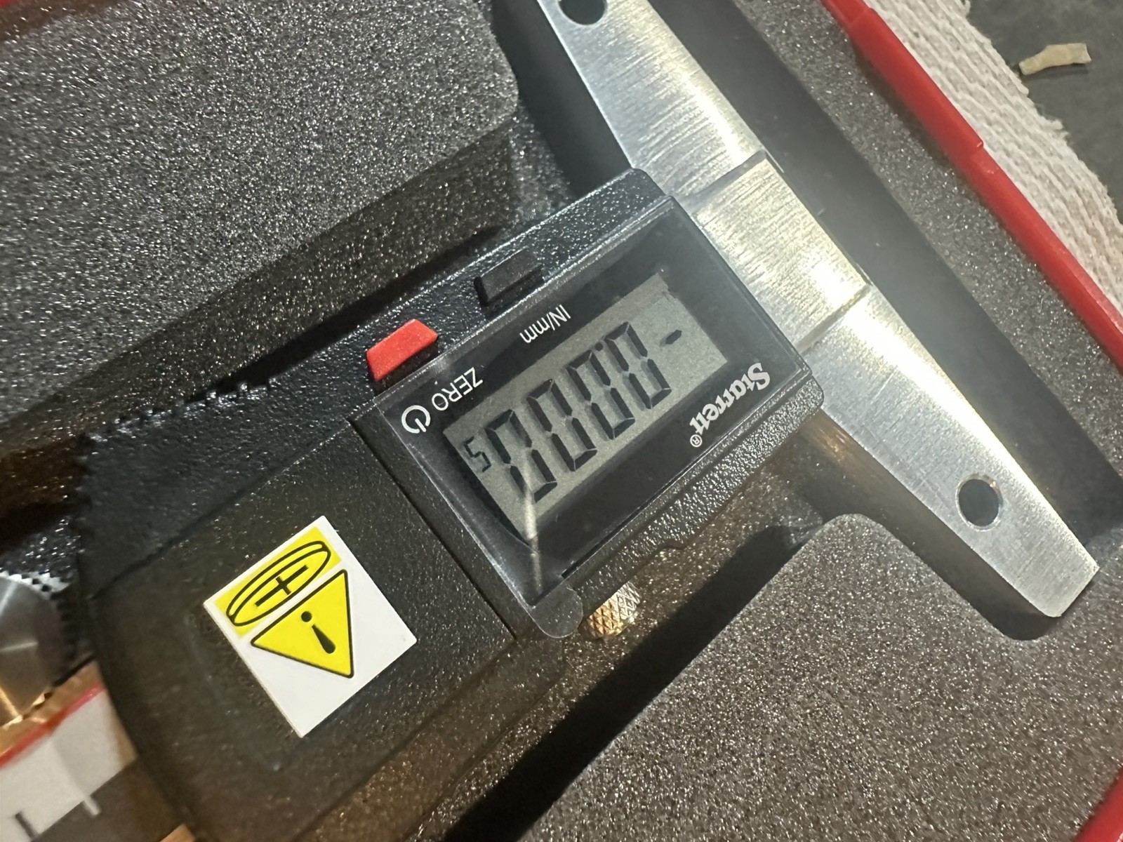 STARRETT 3753A-8/200 Electronic Depth Gage 0 to 8 inches. Digital mic