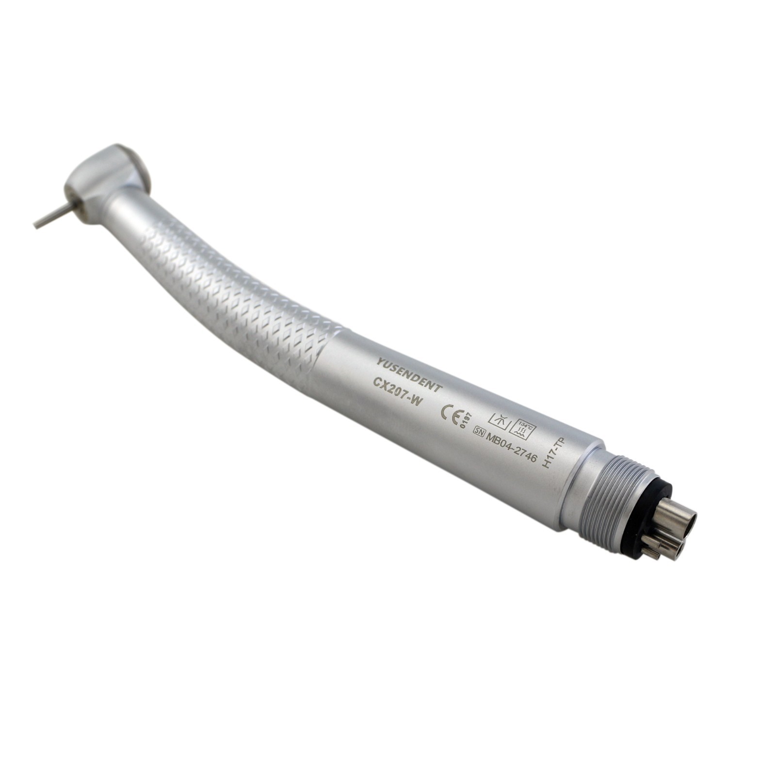 COXO Dental High Speed Handpiece 4 Hole Air Turbine CX207-W 3 Spray Push Button