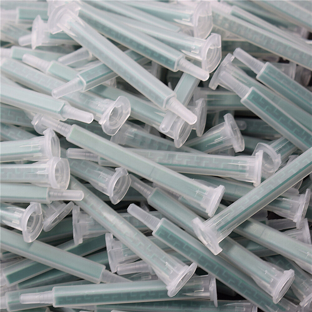 50pcs Static Mixer AB Glue Adhesive Mixing Nozzles Epoxy Resin Glue Mixing Tube