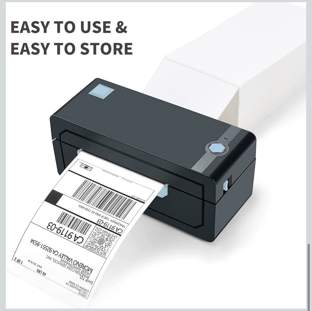 4″x6″ Fanfold Direct Thermal Shipping Labels for Zebra and Rollo 500 PCS