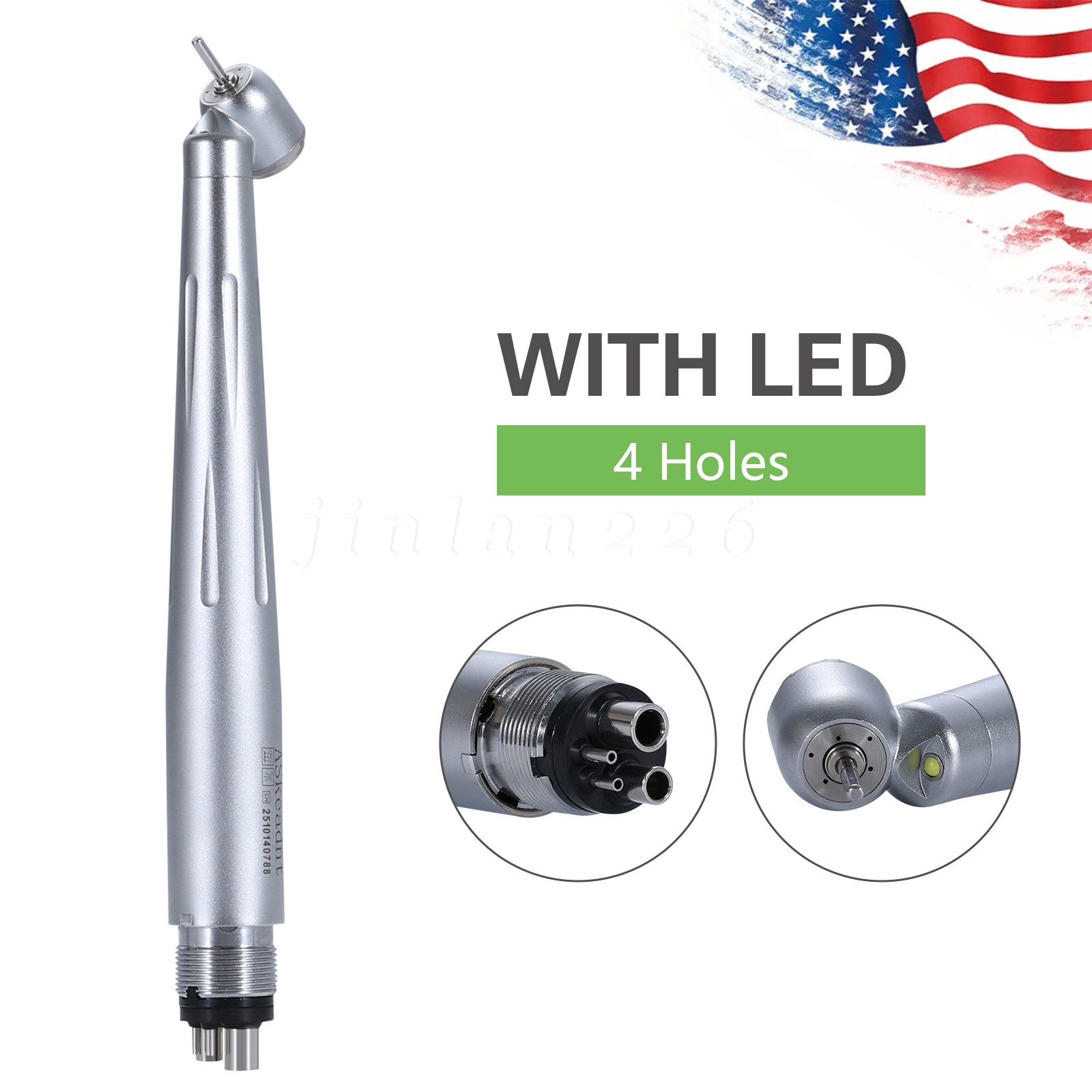 CX207G Dental Cartridge Turbine Rotor Fit COXO-GN/GK/GS/GW Fiber Optic Handpiece