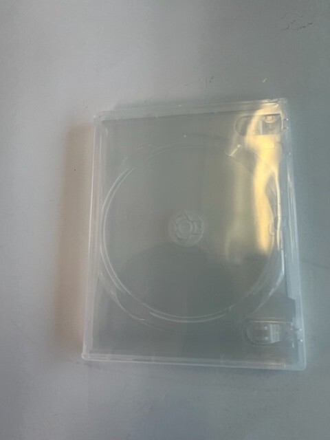 10 NEW SCANAVO CRITERION 14MM SINGLE BLU-RAY CASES, SUPER CLEAR, CR.14MM.FS