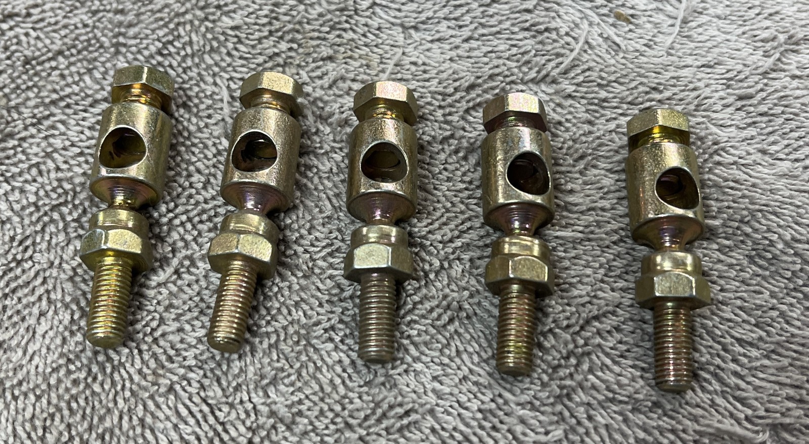 Ball Joint Swivel Shaft Rod End – Damper Control – 1/4″ – 28 Thread – Lot Of 5