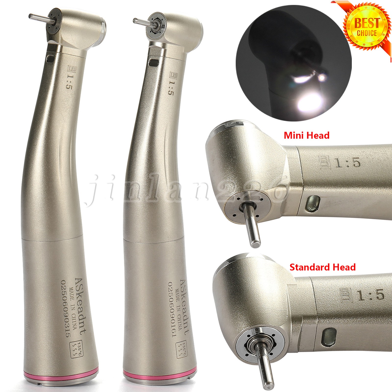 5*Dental Ultrasonic Scaler Tips/ 10pcs Key/1*Scaler Handpiece Fit Cavitron EMS