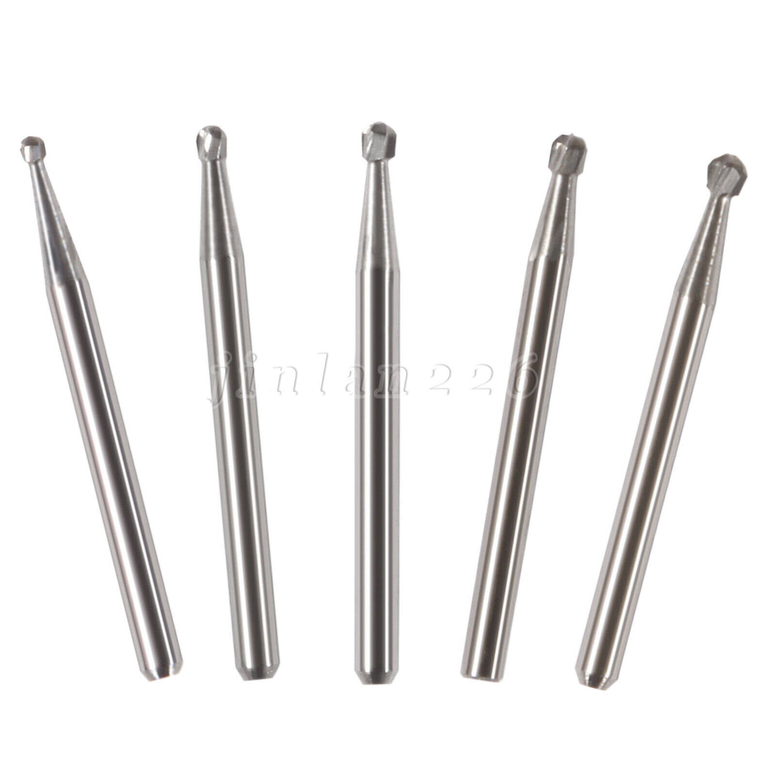 Dental Carbide Burs FG #1-5 557 Round for High Speed Handpiece 10 per package