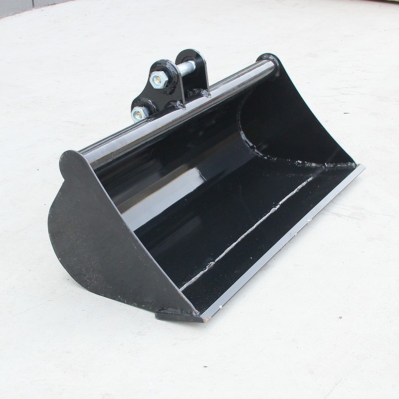 Upgrad 800mm Plain Bucket Attachment For Mini Excavator 0.8ton-1.5 ton with Pins