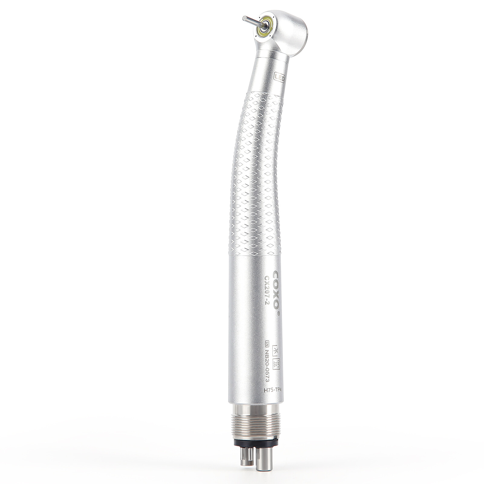 COXO High Speed Handpiece 4-Hole LED CX207 Dental Air Turbine Generator Spray