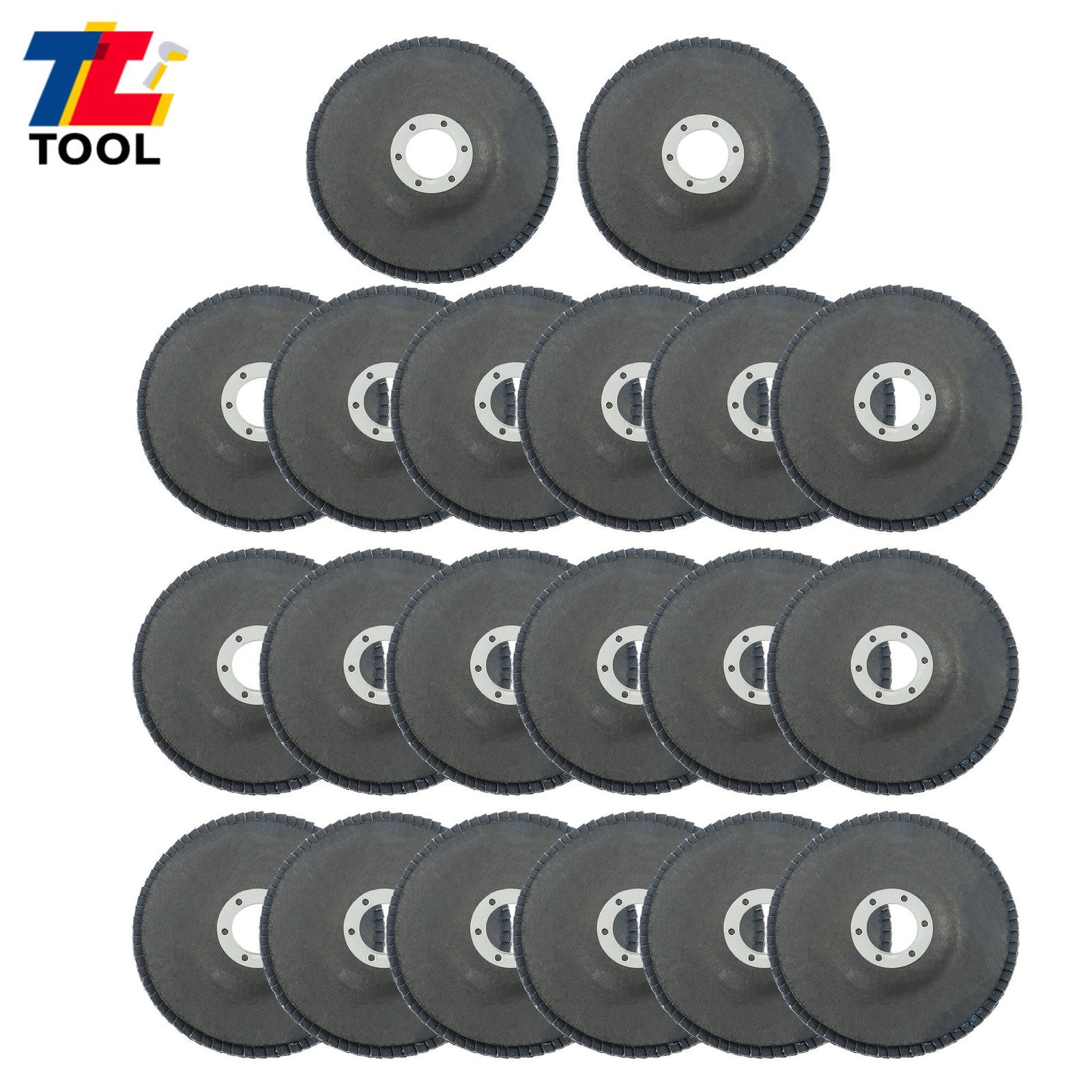 20 Pack Zirconia Flap Discs 4-1/2″ for Angle Grinder 80 Grit T29 Flapper Wheels