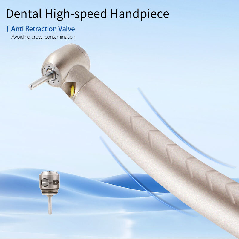 Quiet Dental High Speed Handpiece Push Button Turbine 2Hole/4Hole Ф1.59mm-1.60mm