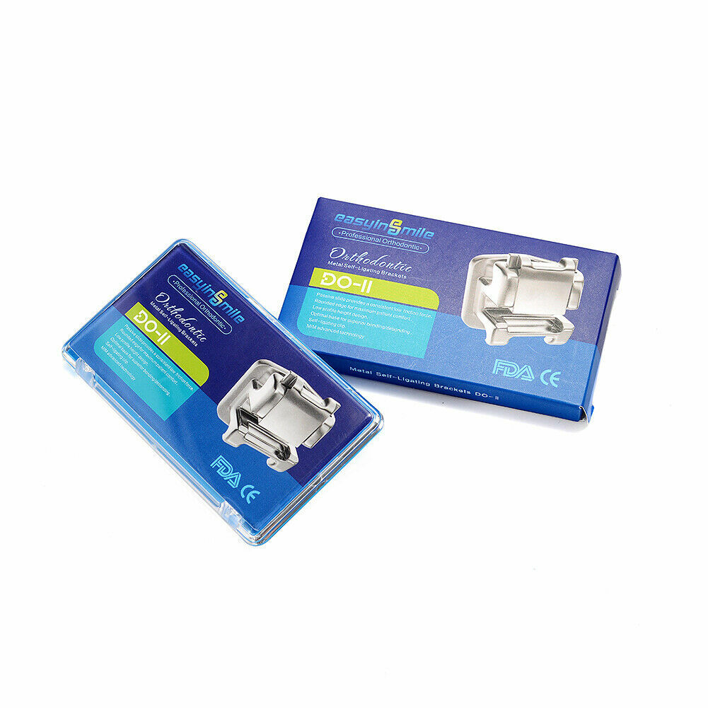 Dental Orthodontic Braces Roth MBT 022” Metal Self-Ligating Ortho Mesh Bracket
